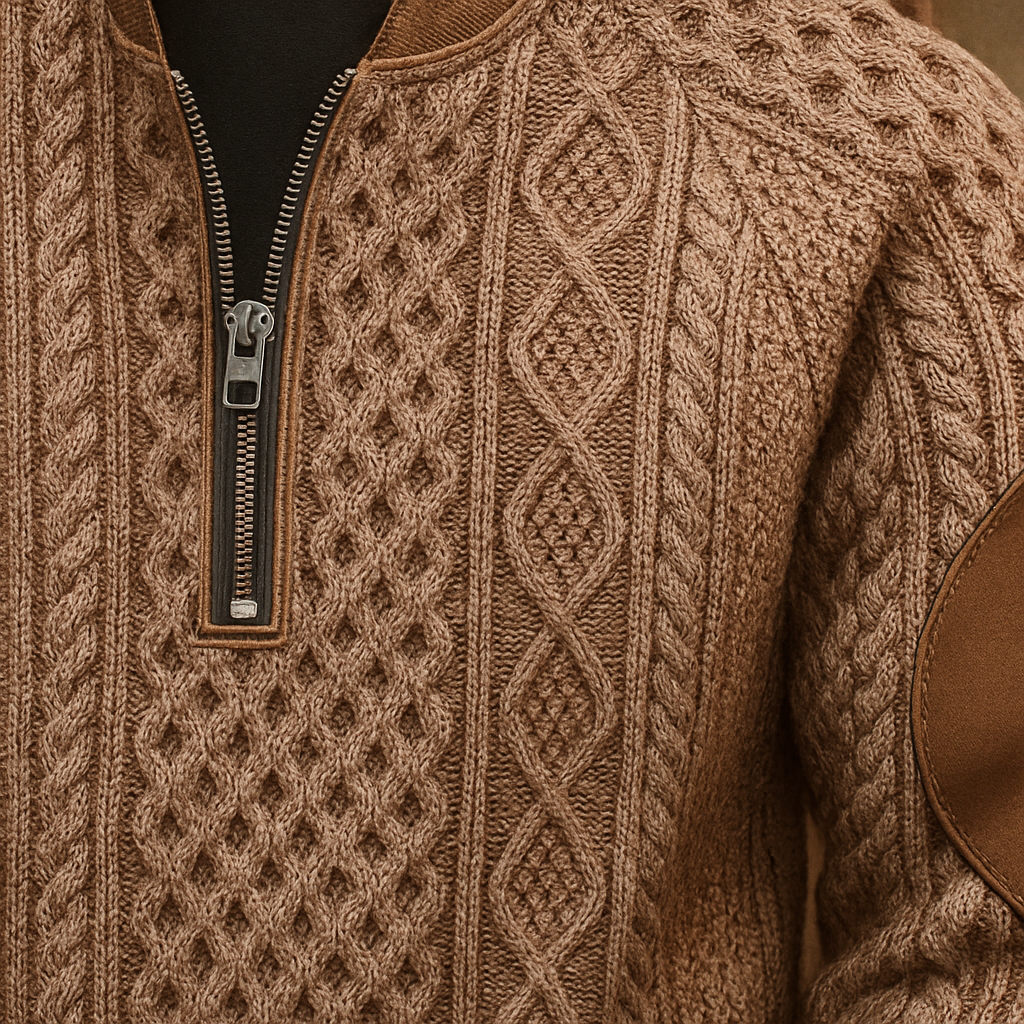 Alpine Wool Zip Pullover