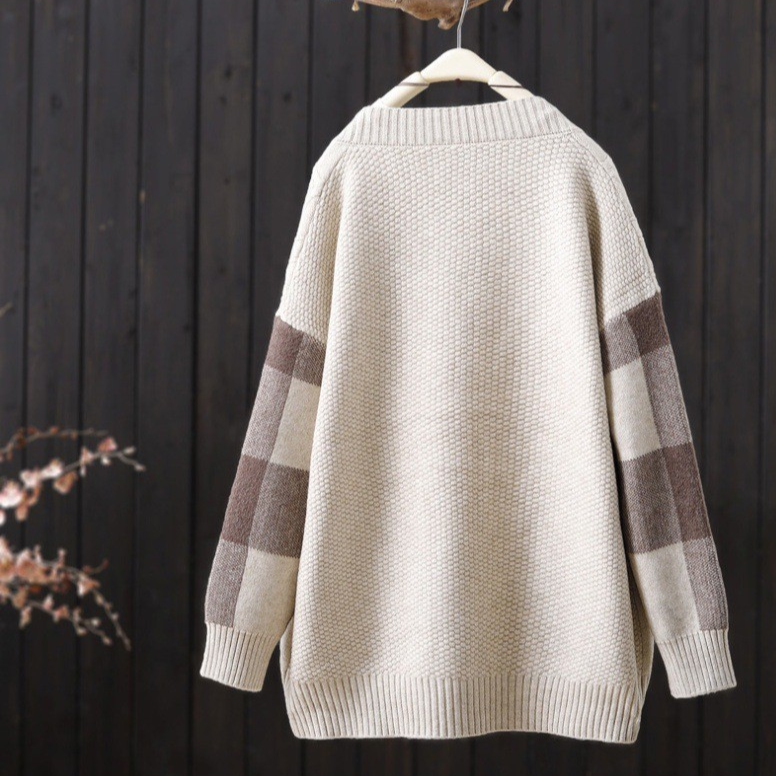 Florence Oversized Heritage Cardigan