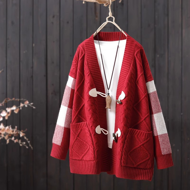 Florence Oversized Heritage Cardigan