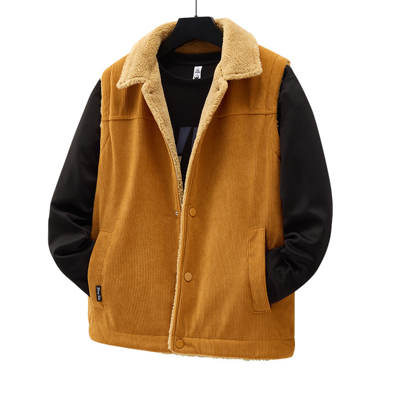 Bradley Sherpa-lined Corduroy Vest