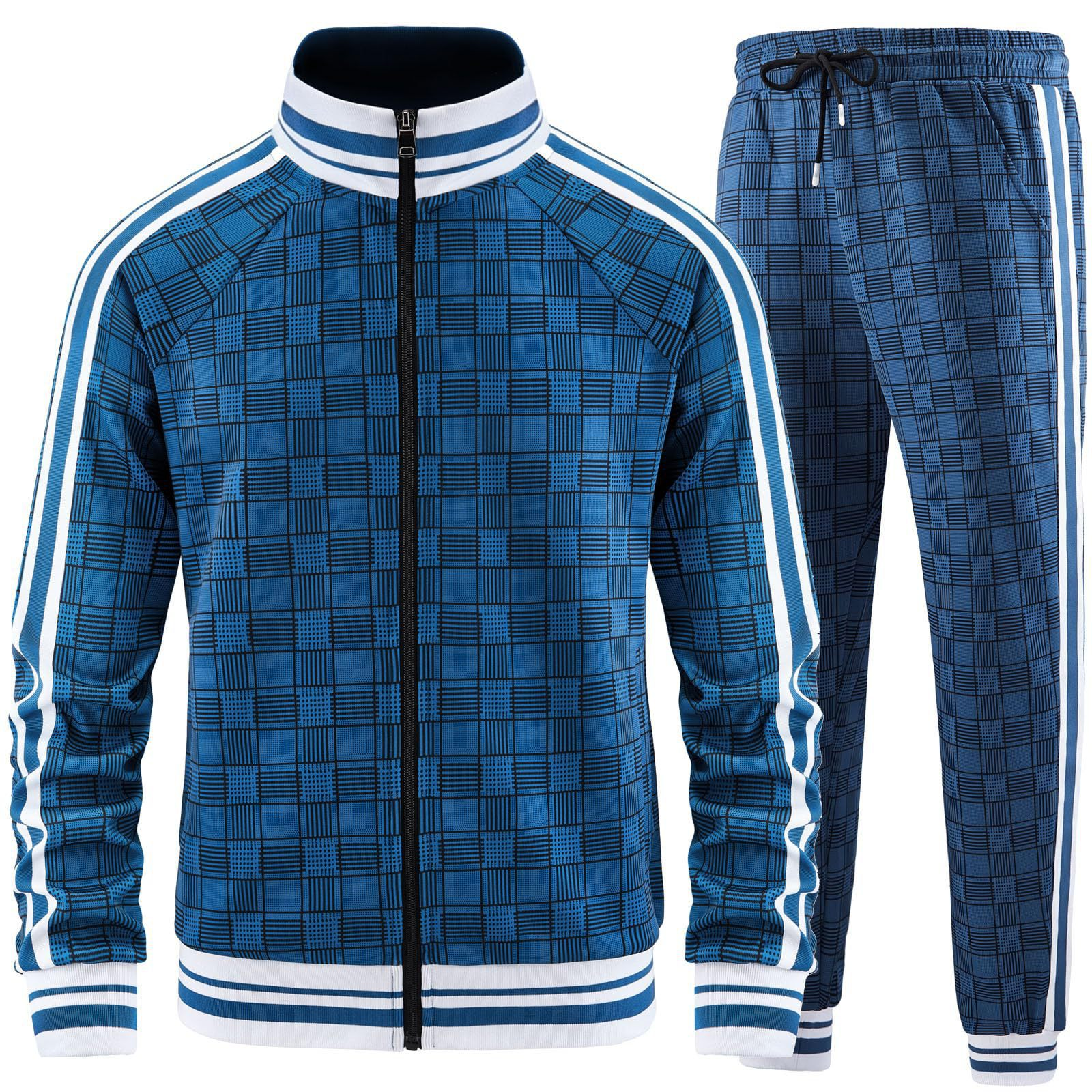 Axel Grid Tracksuit Set