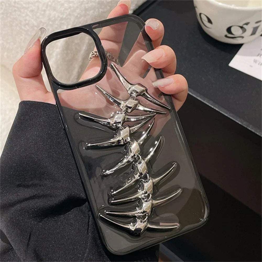 Chrome Spine iPhone Case