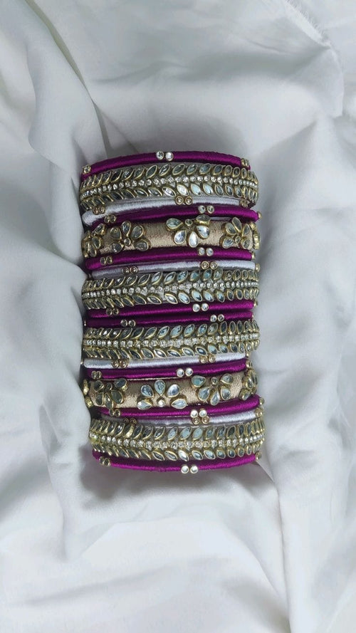 সুতার এবং কুন্দন   সংমিশ্রণে ভাইরাল হ্যান্ডমেট চুরি